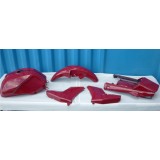 KAPOTA KOMPLETNÍ - RED STYLE (TMAVĚ ČERVENÁ - BORDO)